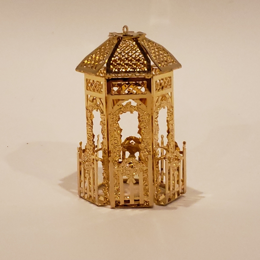 Set of 4 Vintage Reed & Barton Goldplate Ornaments